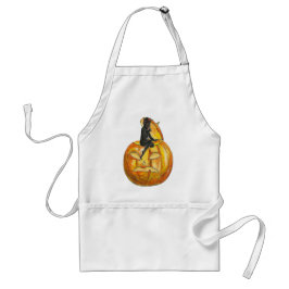 Delantal El diablo negro vintage de Jack o' Lantern