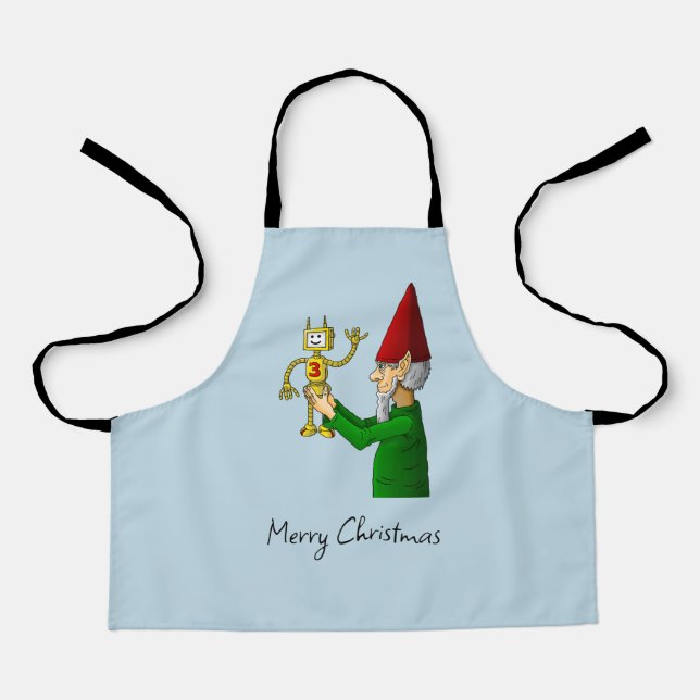 Delantal El elfo del taller de Santa Claus (Anverso)