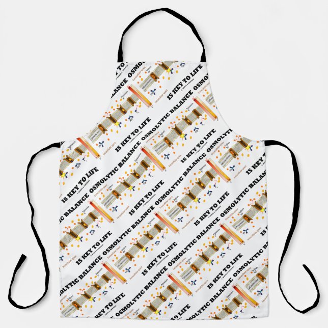 Delantal El Equilibrio Osmolítico Es Clave Para La Vida De  (Anverso)