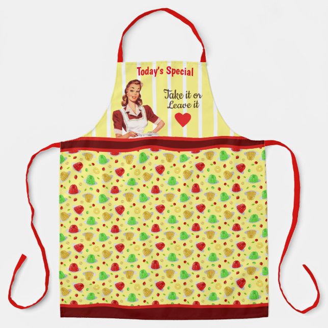 Delantal El especial Jello Apron de hoy (Anverso)