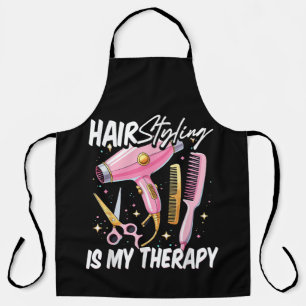Delantal El estilista de cabello es mi terapia