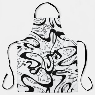 Delantal El estilo Art Nouveau es impecable. Textura de cur