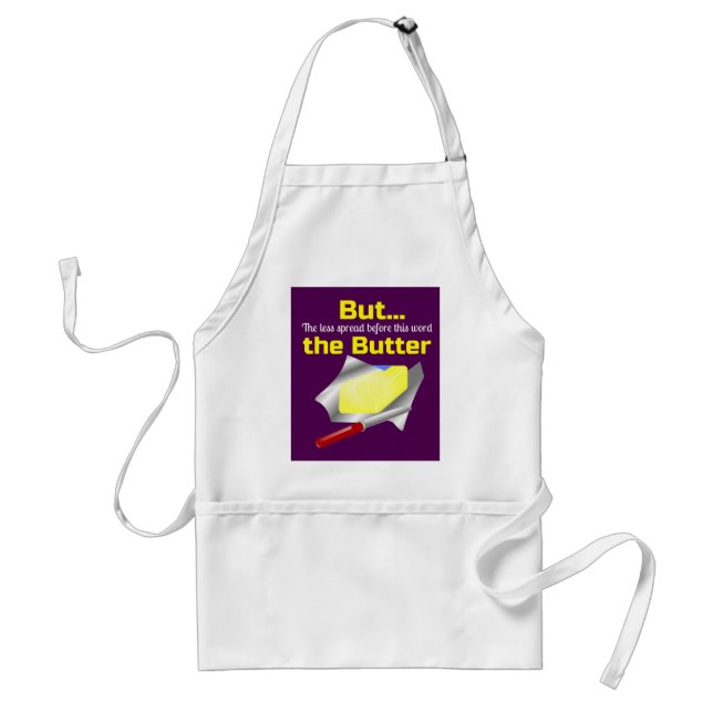 Delantal El extremo de la mantequilla pero menos separó la (Frente)