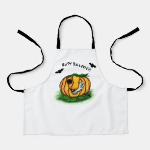 Delantal El fantasma de Halloween , Bat , Ghost y Spider