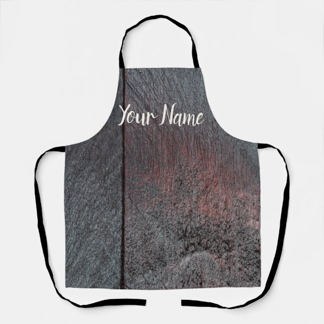 Delantal El fondo de madera de caoba usado (Anverso)