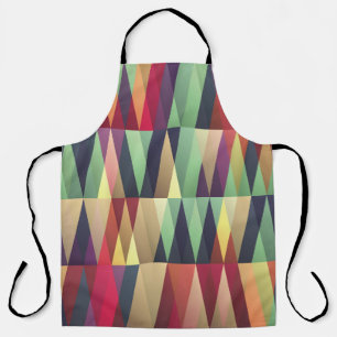 Delantal El fondo sin igual con muchos trianglesstreet, art