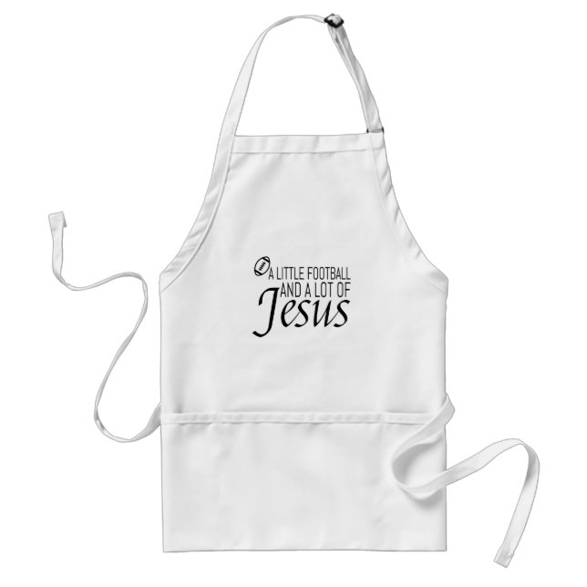 Delantal El fútbol y Jesús (Frente)