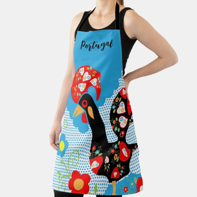 Delantal El gallo portugués de Barcelos (in situ)