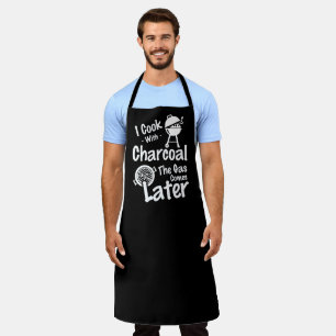 Delantal El gas llega después de un gran Apron negro