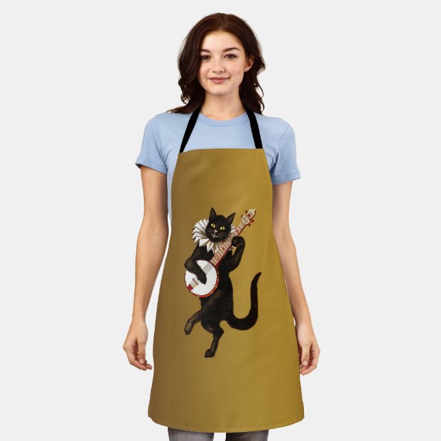Delantal El Gato Musical, (Gastado)