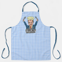 Delantal El gracioso presidente Richard Nixon no soy un coc