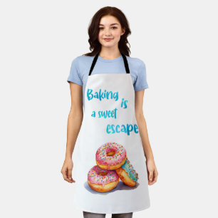 Delantal El Hornear Es Un Dulce Escape