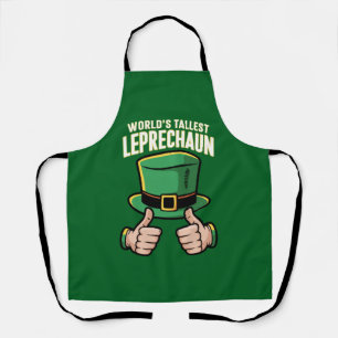 Delantal El humor irlandés más divertido de Leprechaun en e