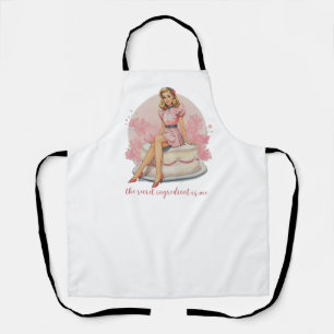 Delantal “El Ingrediente Secreto Soy Yo” Femenino Retro