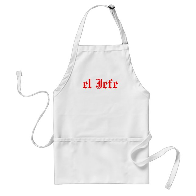 Delantal El jefe (Frente)
