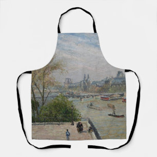Delantal El Louvre, la primavera de Camille Pissarro