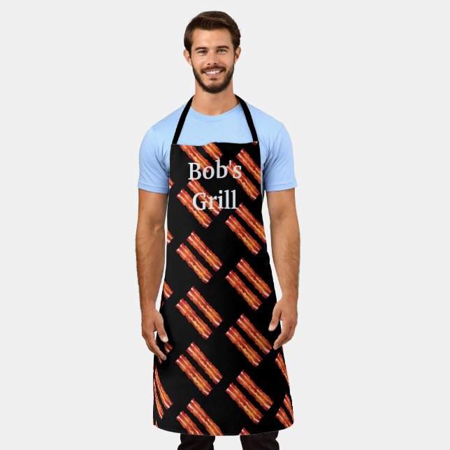 Delantal El maestro de negocios de Bacon Lover (Gastado)