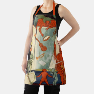 Delantal El Magicián Viejo Carter el Gran Acto Mágico