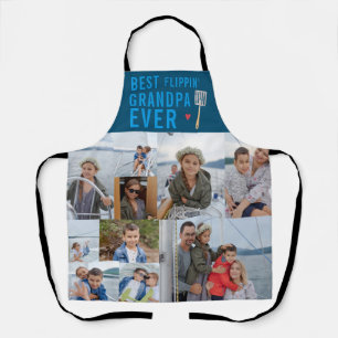 Delantal El mejor abuelo de Filipinas  Collage de fotos