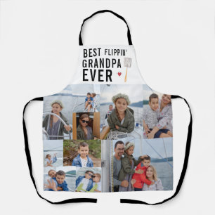 Delantal El mejor abuelo de Filipinas  Collage de fotos