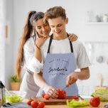 Delantal El mejor chef azul jamás tu Personalizado de cocin<br><div class="desc">Prepárate para hacer una tormenta con nuestro mejor chef azul, Personalizado de tu cocina Apron. Este delantal personalizado es el accesorio perfecto para el panadero dulce de tu vida. Personalizar con tu propio nombre para hacerlo verdaderamente único. El delantal presenta un elegante color azul, añadiendo un toque de frescura a...</div>
