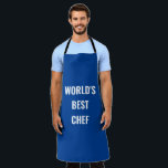 Delantal El mejor chef del mundo<br><div class="desc">Apron,  el mejor chef del mundo</div>