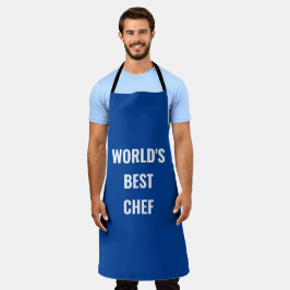 Delantal El mejor chef del mundo