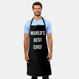 Delantal El mejor chef del mundo