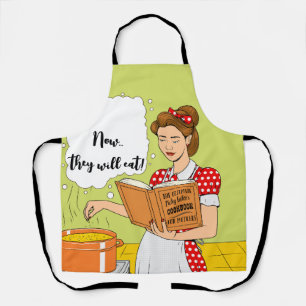 Delantal El mejor libro de cocina para las madres