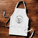 Delantal El mejor maestro de parrilladas del día del padre<br><div class="desc">¡Elevar su juego de parrilladas con el Apron de los Hombres Personalizados Moderno Grillmaster! Con un diseño elegante y contemporáneo, este delantal se personaliza con su nombre y foto para un toque personal. Está fabricado con un tejido duradero y de alta calidad, es a la vez elegante y práctico, y...</div>