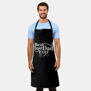 Delantal El mejor padre anfitrión jamás divertido regalo de