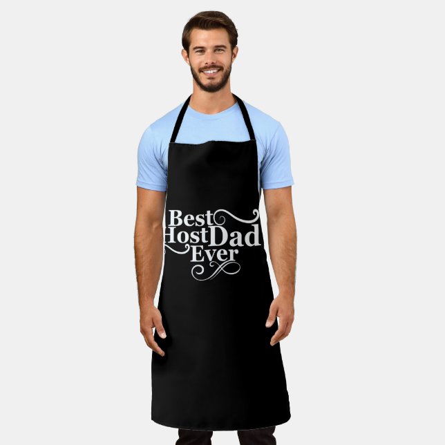 Delantal El mejor padre anfitrión siempre feliz padre regal (Gastado)