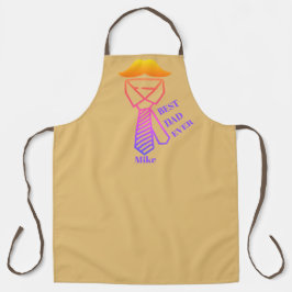 Delantal El mejor padre del cumpleaños del día del padre