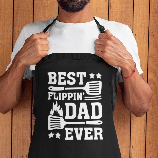 Delantal El mejor papá de Flippin (Subido por el creador)