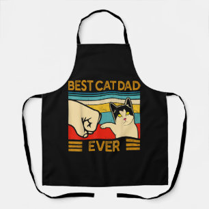 Delantal El mejor papá del gato es siempre divertido papá d