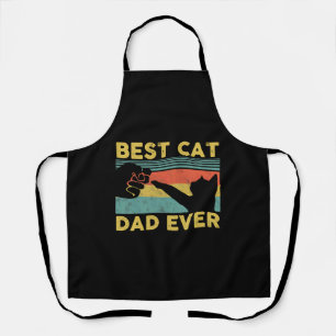 Delantal El mejor papá del gato por el día del padre del ga