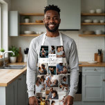 Delantal El mejor papá jamás guión del Collage de fotos del<br><div class="desc">Celebrar el Día del Padre con un regalo único y reflexivo que capta el corazón de los recuerdos familiares. Nuestro Mejor Padre Collage de fotos Apron está especialmente diseñado para mostrar 21 de sus preciadas fotos familiares, creando un impresionante tributo visual a los momentos que más importan. Este delantal presenta...</div>