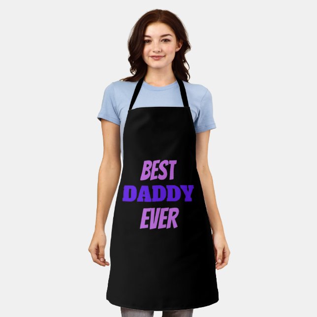 Delantal El mejor papa siempre Apron (Gastado)