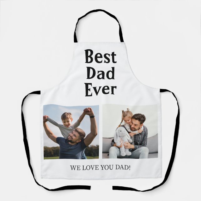 Delantal El mejor regalo del día del padre de los dos Colla (Anverso)