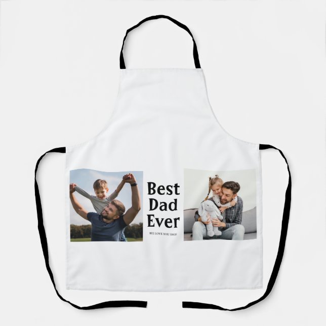 Delantal El mejor regalo del día del padre de los dos Colla (Anverso)