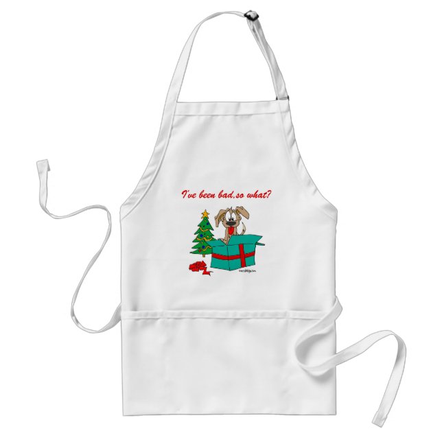 Delantal ¿El navidad me persigue ha sido malo tan qué? (Frente)