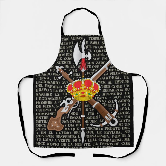 Delantal El novio de la muerte (Anverso)