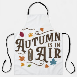 Delantal El otoño está en el aire