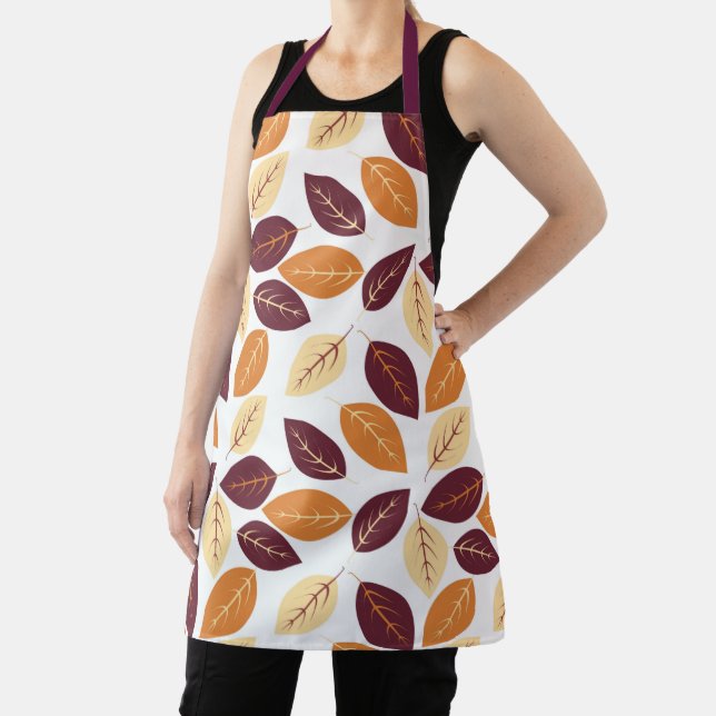 Delantal El otoño simple deja a Apron (in situ)