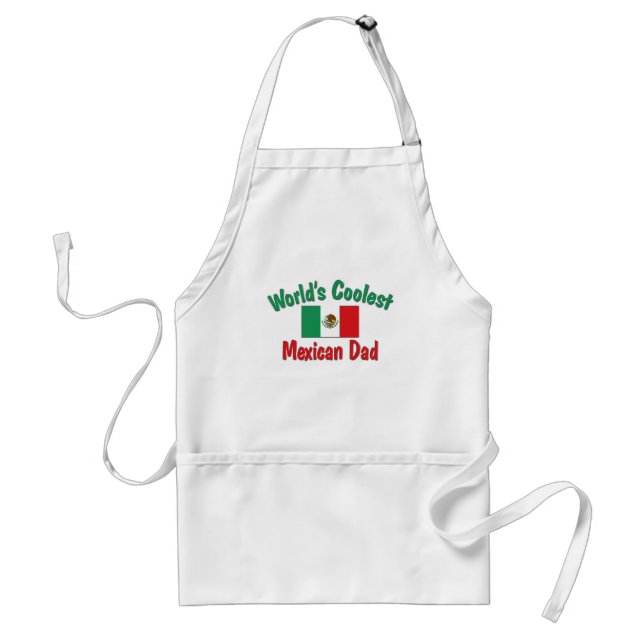 Delantal El papá mexicano más fresco (Frente)