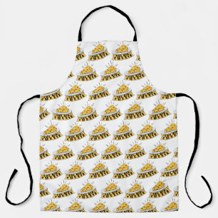 Delantal El patrón amarillo del gran queso
