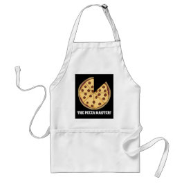 Delantal El patrón de pizzas agrega la barra de mensajes de