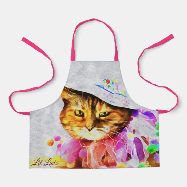 Delantal El pequeño apron de la primavera de Lil Luv (Anverso)