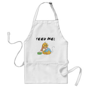 Delantal El perrito me alimenta las camisetas y los regalos