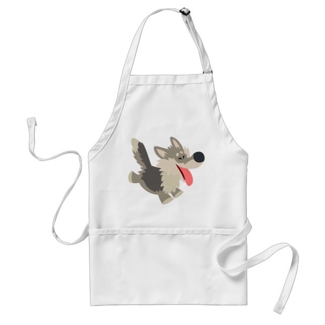 Delantal El Personalizado escarpado Wolf Apron (Frente)